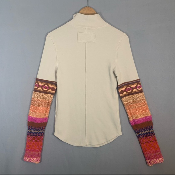 We The Free All Too Well Top Multi Cuff Ladies Sz Medium - Picture 6 of 9